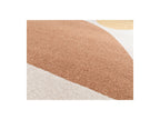 Martine - Tapis Poils Ras - Motif Abstrait - Orange