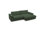 Sofá esquinero fijo - Leonard - Pana - Esquina derecha
