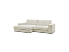 Fixed Corner Sofa - Leonard - Corduroy - Left-hand Corner