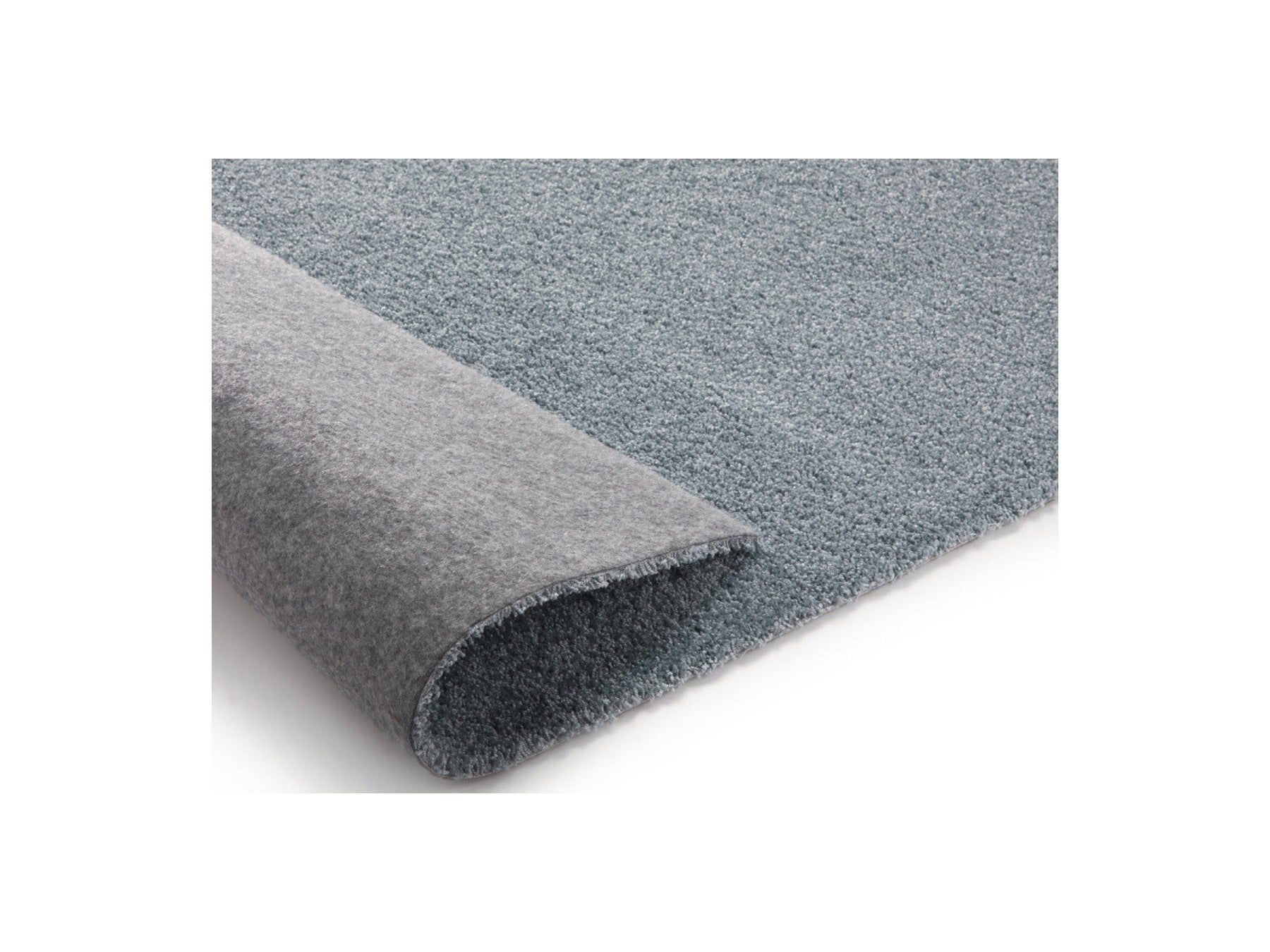 Mireille - Tapis Poils Ras - Uni - Bleu
