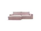Fixed Corner Sofa - Leonard - Corduroy - Left-hand Corner