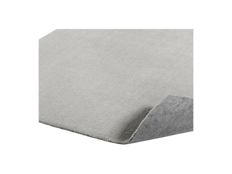 Tapis Poils Ras Mireille Uni - Gris Clair