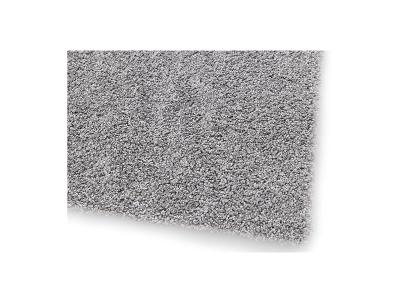 Tapis Poils Ras Mireille Uni - Gris Clair