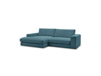 Fixed Corner Sofa - Leonard - Corduroy - Left-hand Corner