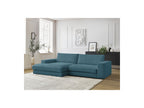 Fixed Corner Sofa - Leonard - Corduroy - Left-hand Corner