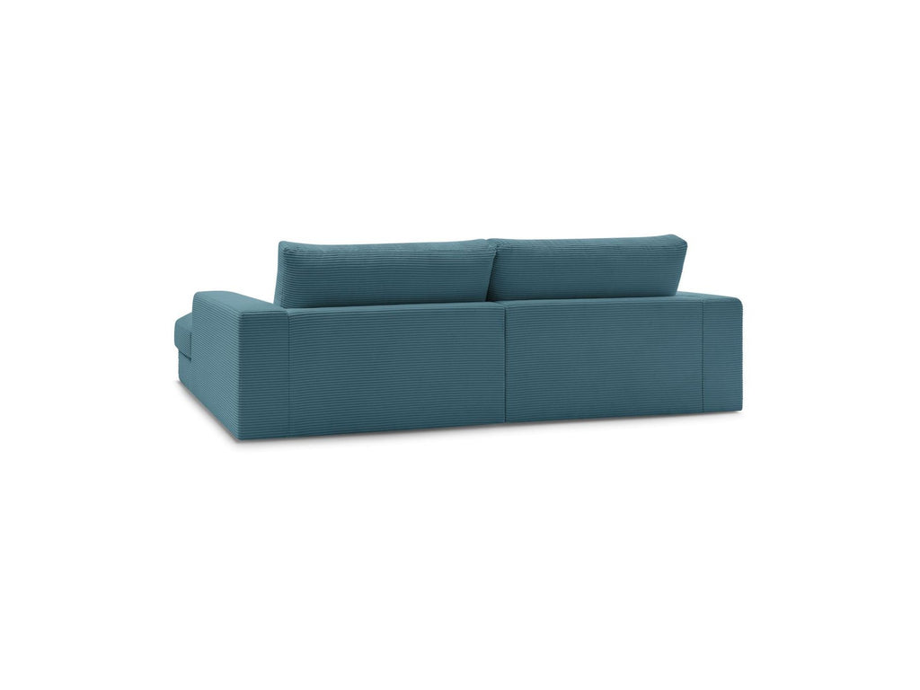 Fixed Corner Sofa - Leonard - Corduroy - Left-hand Corner