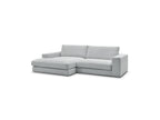 Fixed Corner Sofa - Leonard - Corduroy - Left-hand Corner