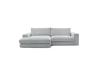 Fixed Corner Sofa - Leonard - Corduroy - Left-hand Corner