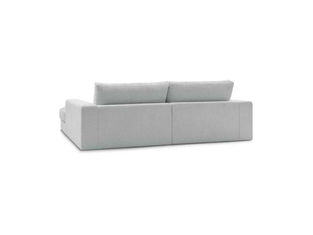Fixed Corner Sofa - Leonard - Corduroy - Left-hand Corner