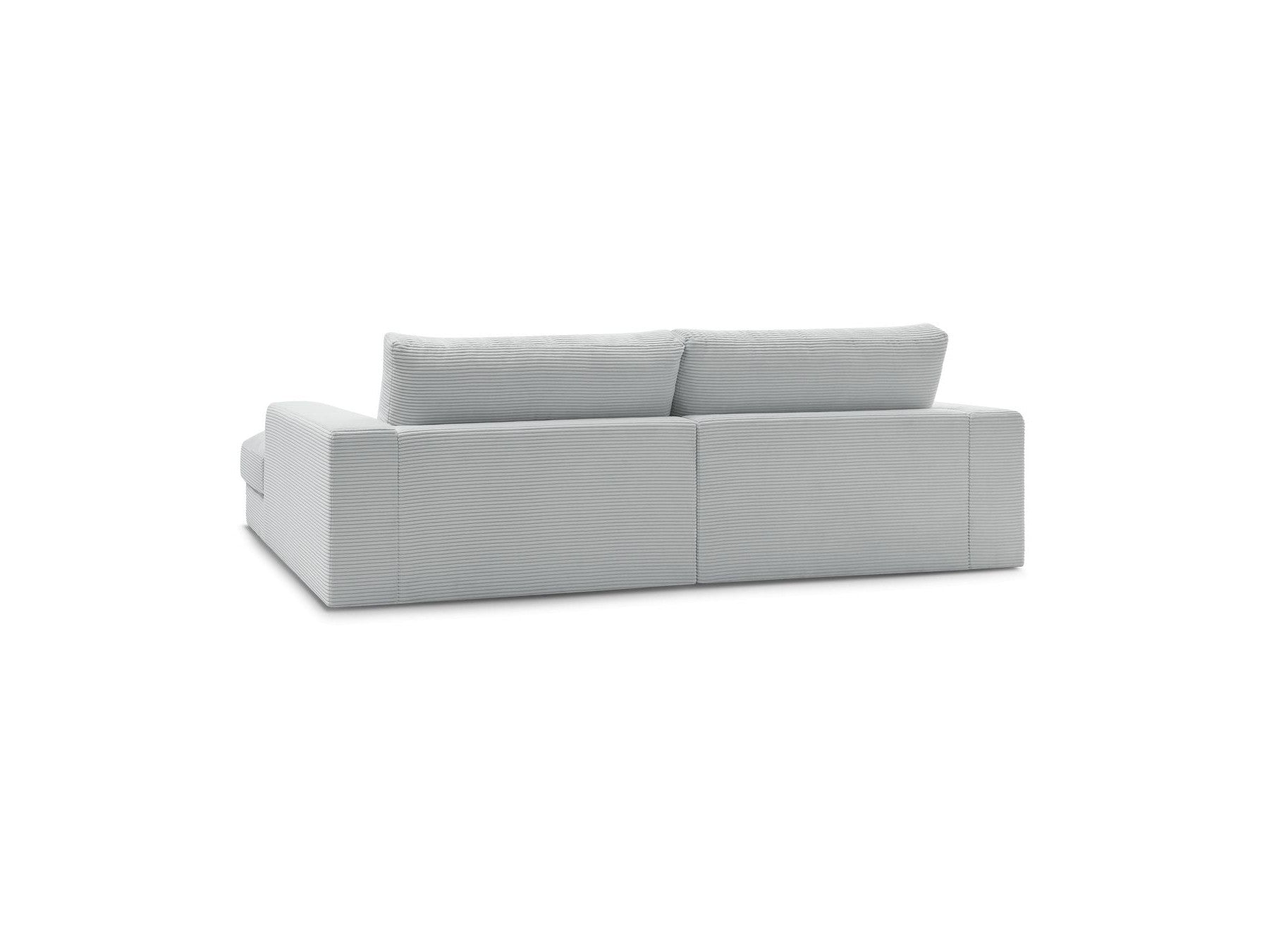 Fixed Corner Sofa - Leonard - Corduroy - Left-hand Corner
