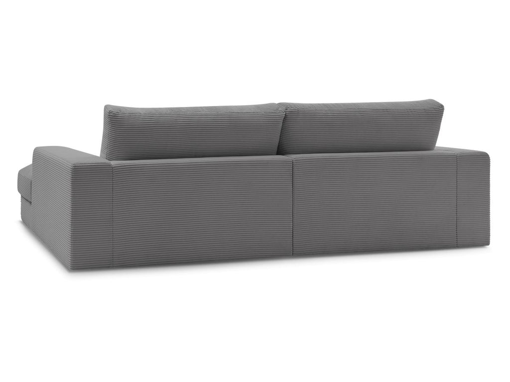 Fixed Corner Sofa - Leonard - Corduroy - Left-hand Corner