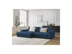 Fixed Corner Sofa - Leonard - Corduroy - Left-hand Corner