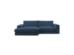 Fixed Corner Sofa - Leonard - Corduroy - Left-hand Corner