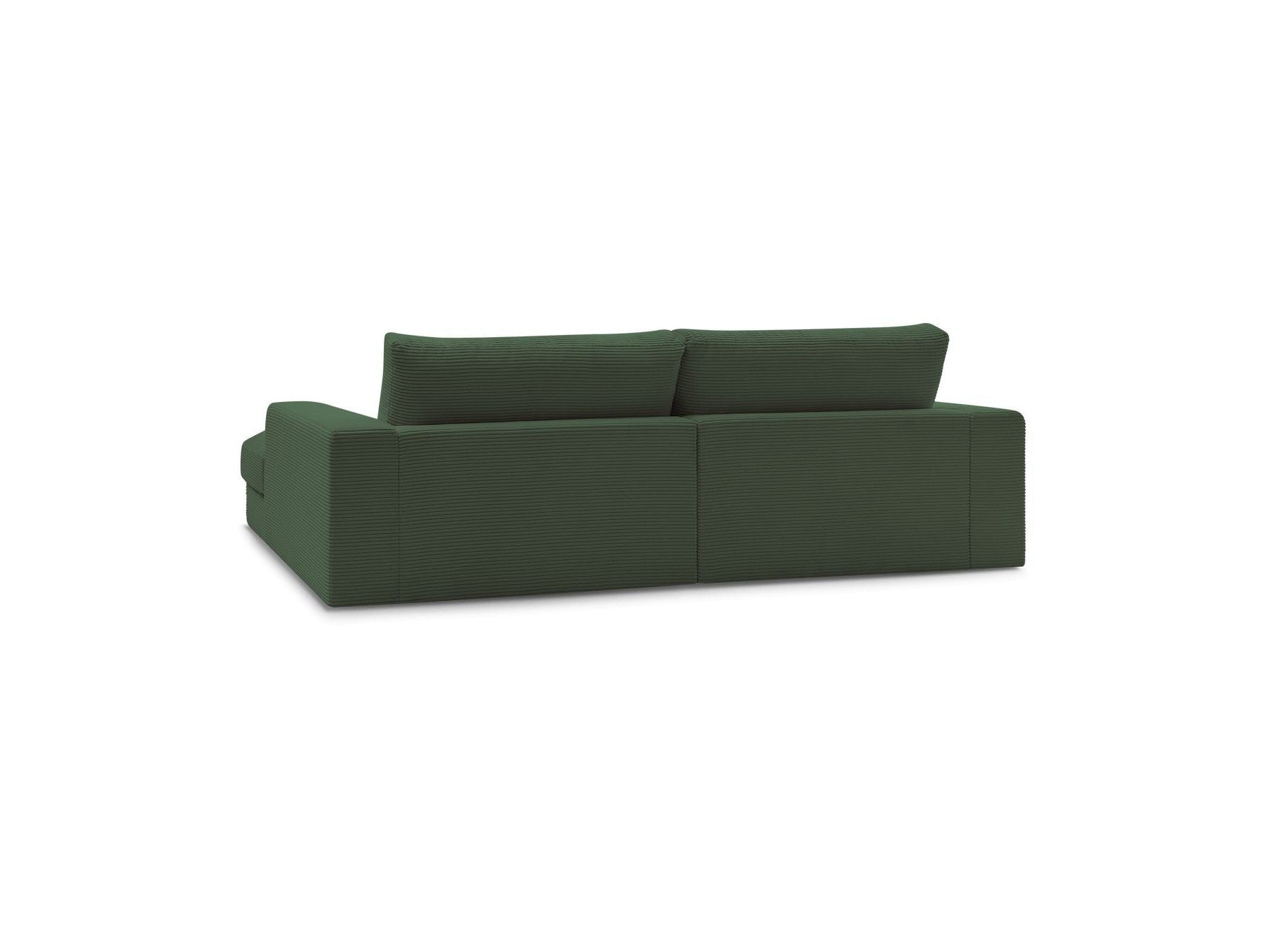 Fixed Corner Sofa - Leonard - Corduroy - Left-hand Corner