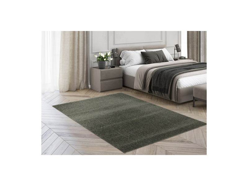 Tapis Poils Ras Mireille Uni - Vert