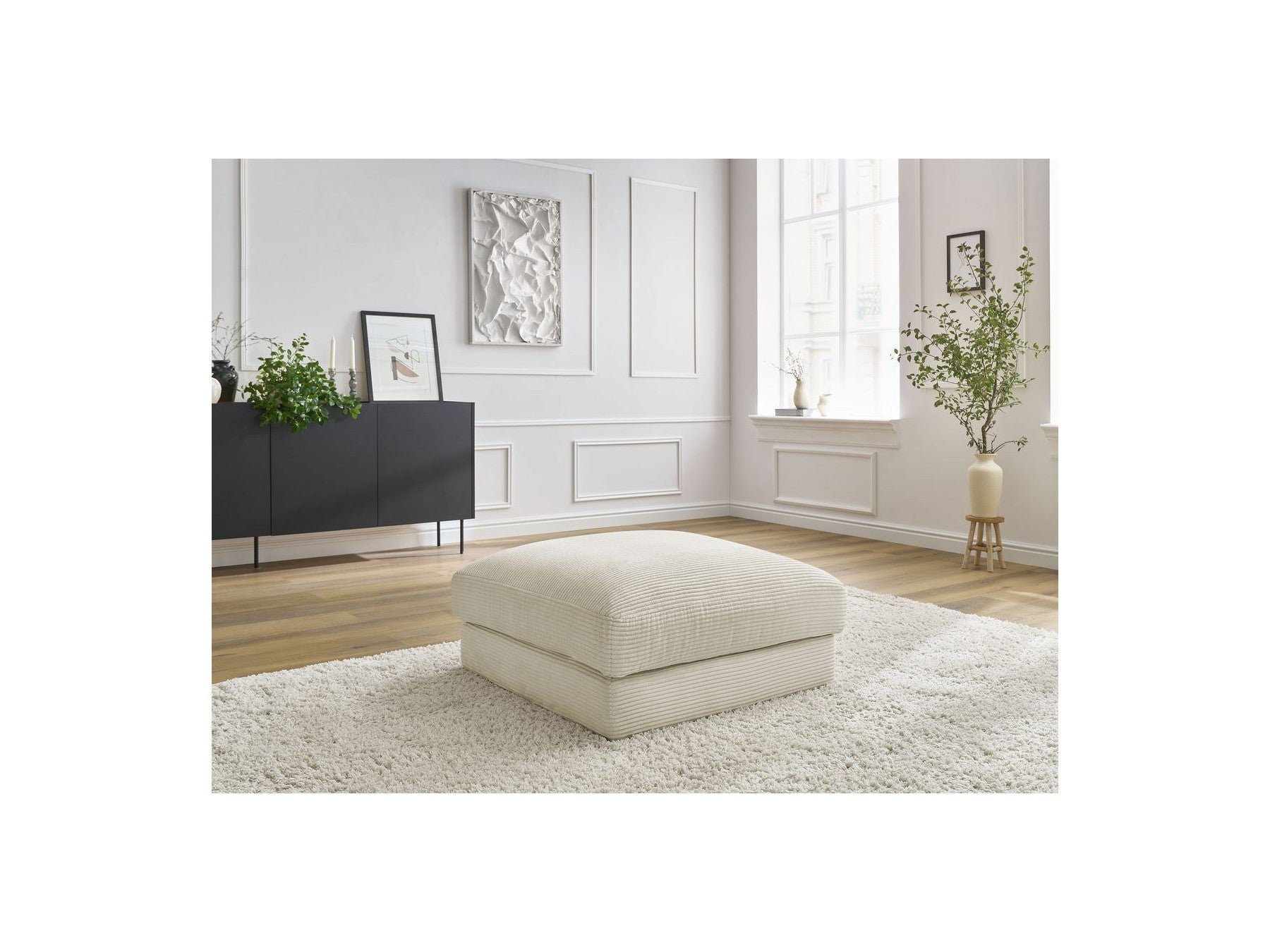 Footstool - Leonard - Corduroy