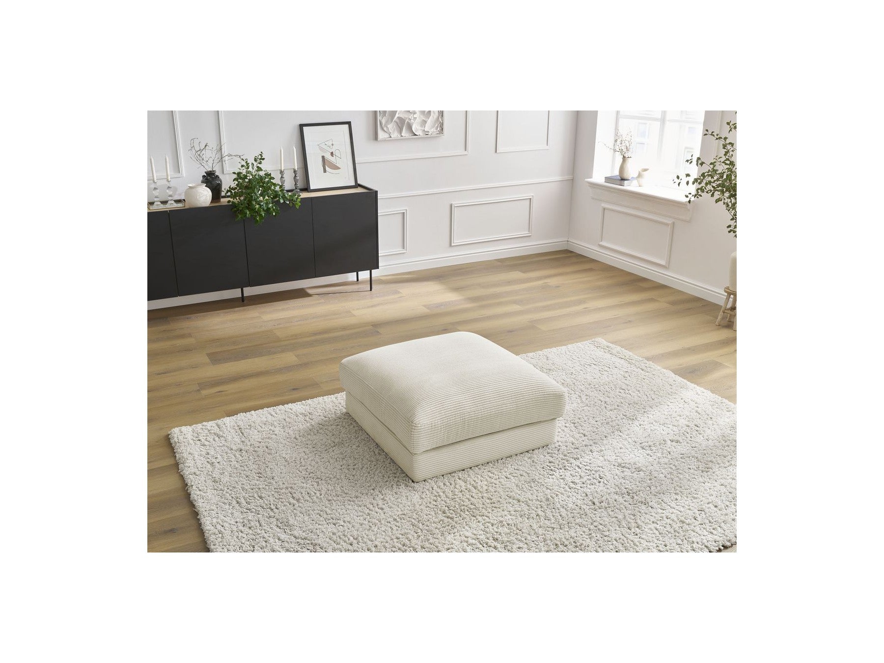Footstool - Leonard - Corduroy