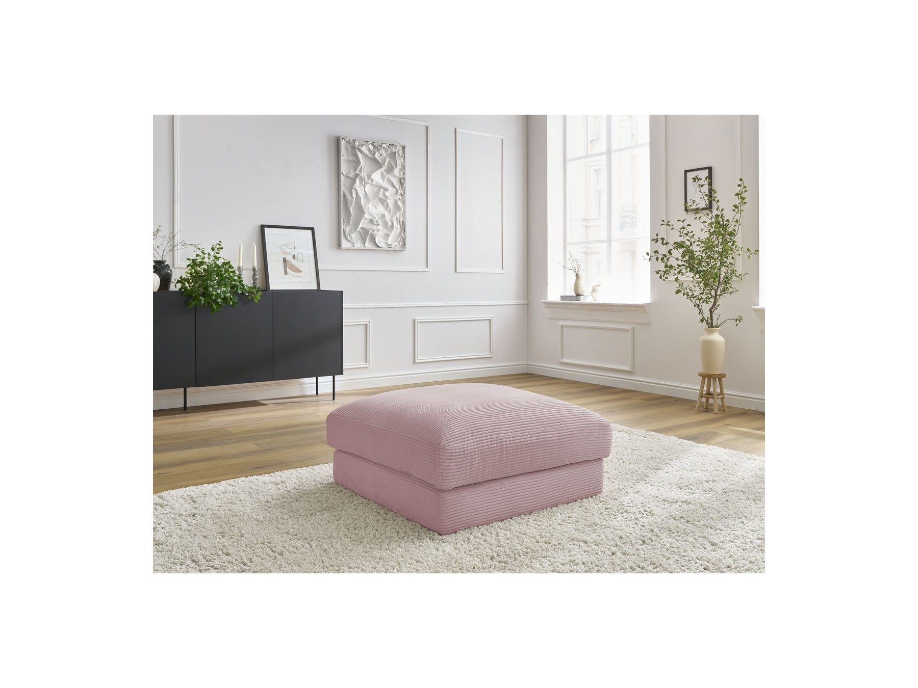 Footstool - Leonard - Corduroy