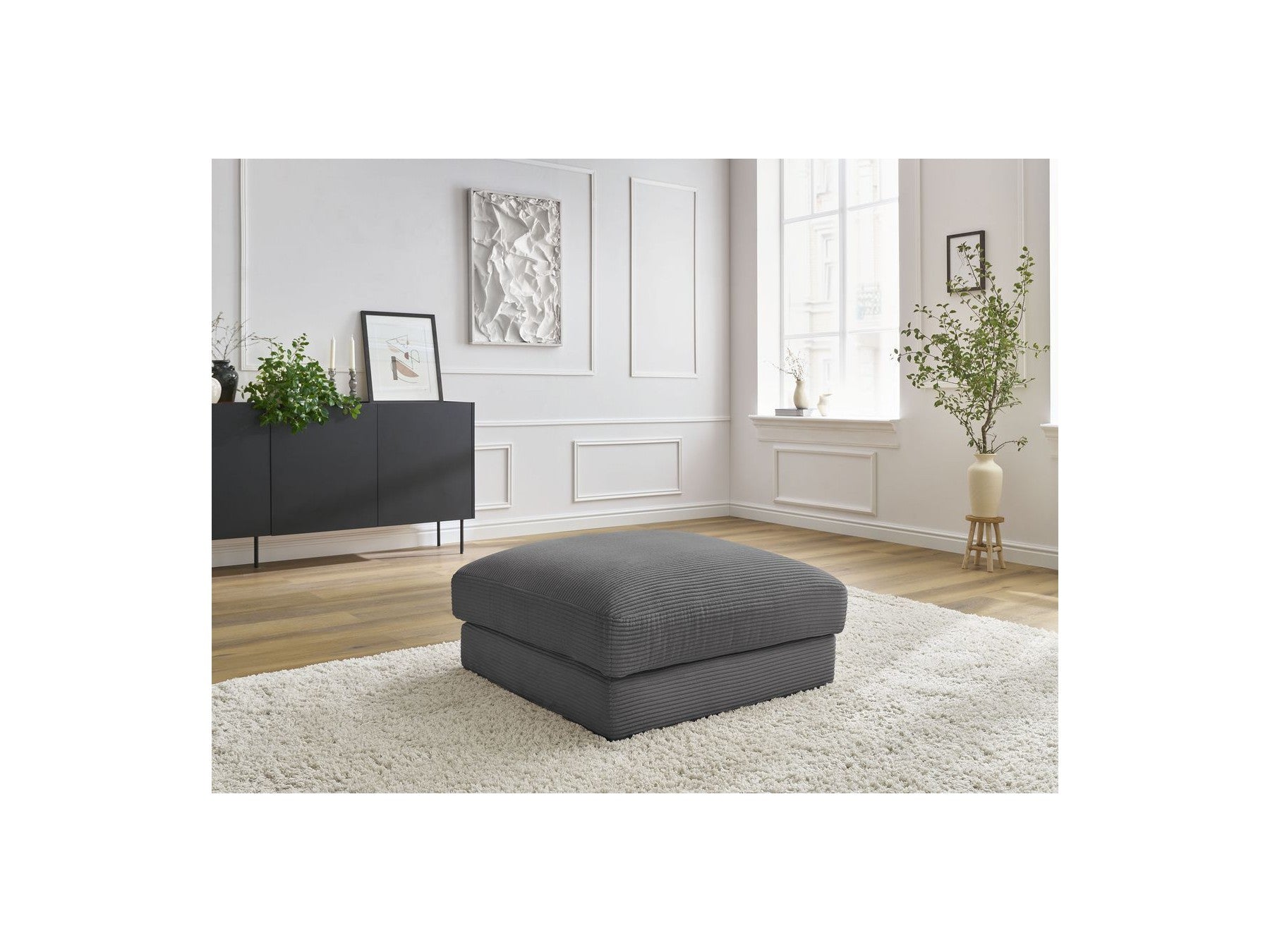 Footstool - Leonard - Corduroy