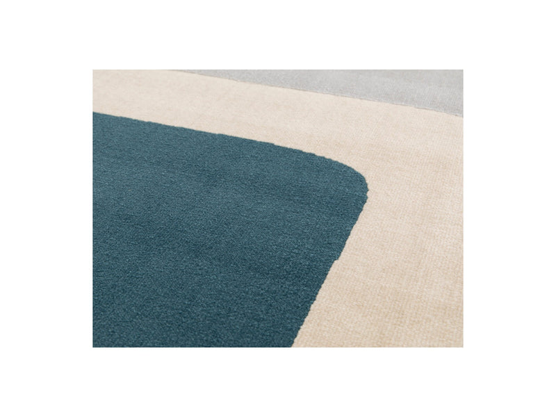 Tapis Poils Ras Monique Motif Abstrait