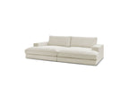 Fixed Straight 4-Seater Deep-Seat Sofa - Leonard - Corduroy