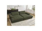 Fixed Straight 4-Seater Deep-Seat Sofa - Leonard - Corduroy