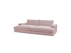 Fixed Straight 4-Seater Deep-Seat Sofa - Leonard - Corduroy