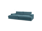 Fixed Straight 4-Seater Deep-Seat Sofa - Leonard - Corduroy