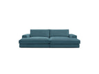 Fixed Straight 4-Seater Deep-Seat Sofa - Leonard - Corduroy