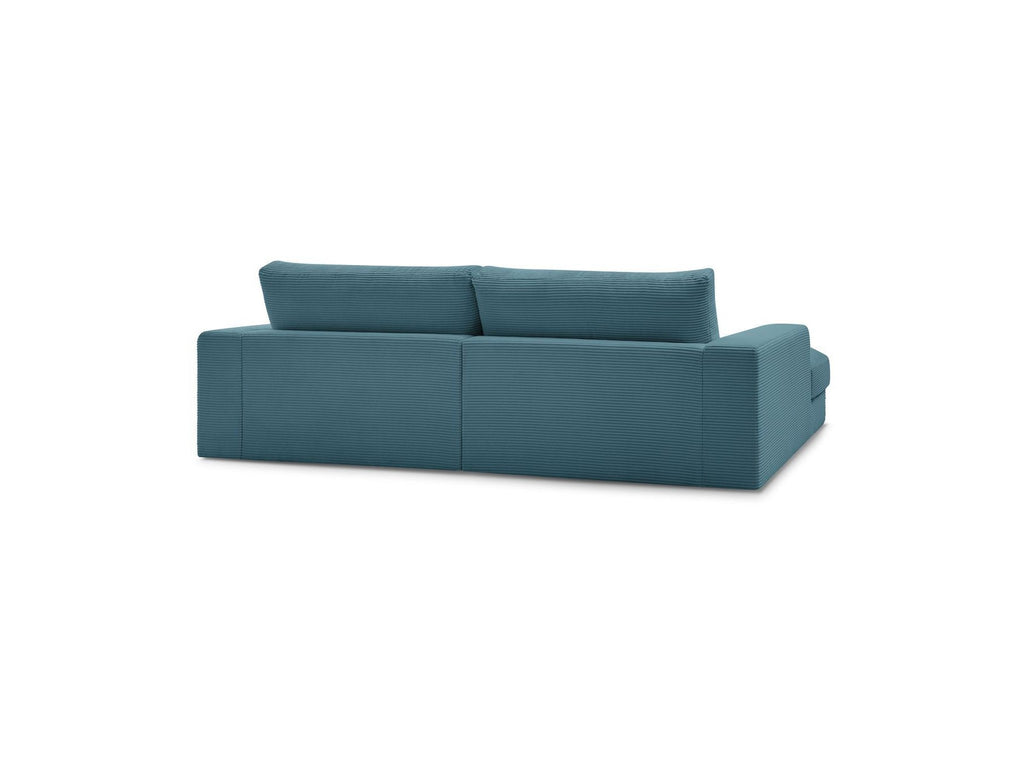 Fixed Straight 4-Seater Deep-Seat Sofa - Leonard - Corduroy