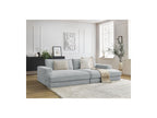 Fixed Straight 4-Seater Deep-Seat Sofa - Leonard - Corduroy