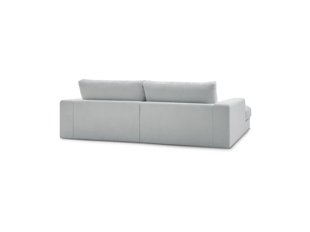 Fixed Straight 4-Seater Deep-Seat Sofa - Leonard - Corduroy
