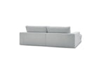 Fixed Straight 4-Seater Deep-Seat Sofa - Leonard - Corduroy