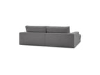 Fixed Straight 4-Seater Deep-Seat Sofa - Leonard - Corduroy