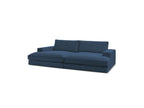 Fixed Straight 4-Seater Deep-Seat Sofa - Leonard - Corduroy