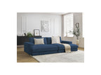Fixed Straight 4-Seater Deep-Seat Sofa - Leonard - Corduroy