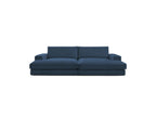Fixed Straight 4-Seater Deep-Seat Sofa - Leonard - Corduroy