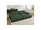 Fixed Straight 4-Seater Deep-Seat Sofa - Leonard - Corduroy