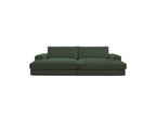 Fixed Straight 4-Seater Deep-Seat Sofa - Leonard - Corduroy