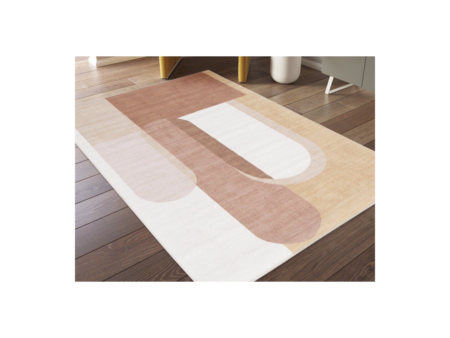 Nadine - Tapis Poils Ras - Motif Abstrait