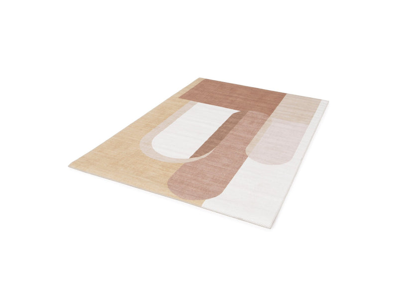 Tapis Poils Ras Nadine Motif Abstrait