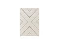 Rachida - Tapis Poils Ras - Motif Graphique - Beige