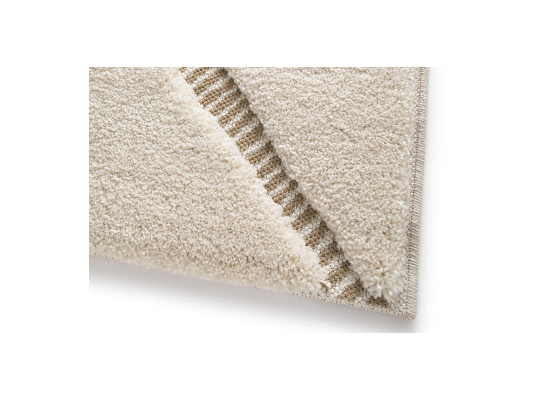 Rachida - Tapis Poils Ras - Motif Graphique - Beige