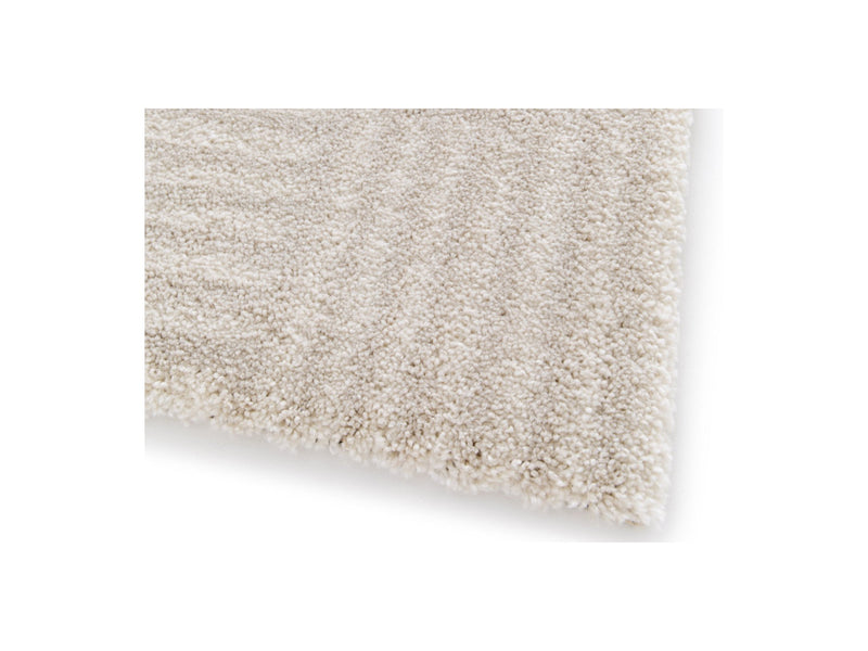 Tapis Poils Ras Valerie - Motif Abstrait - Beige