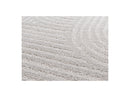 Tapis Poils Ras Valerie Motif Abstrait - Gris Clair