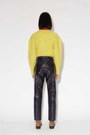 IGGY VINYL NAVY TROUSERS