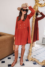 Jade Garnet Cotton Dress