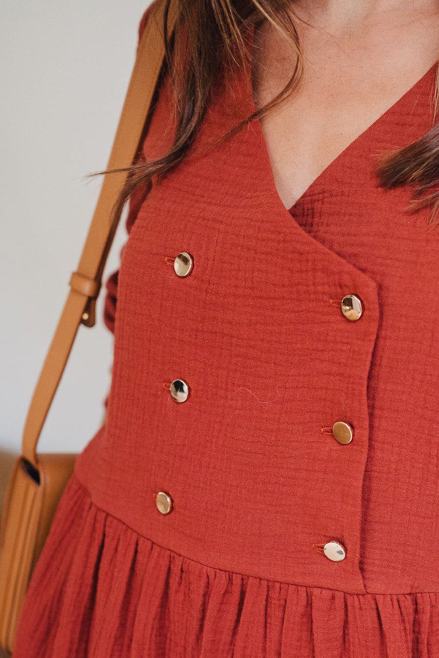 Jade Garnet Cotton Dress