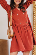 Jade Garnet Cotton Dress
