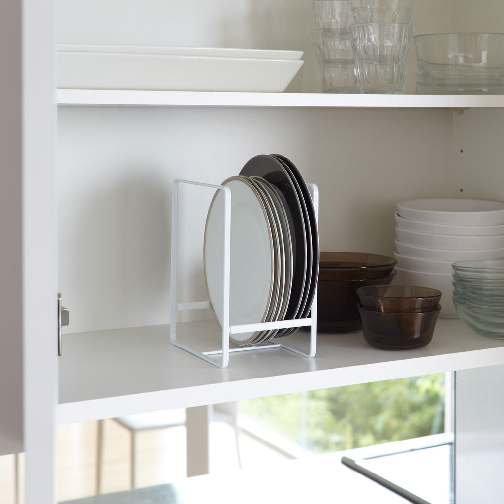 Organisateur De Plats Tower - Blanc